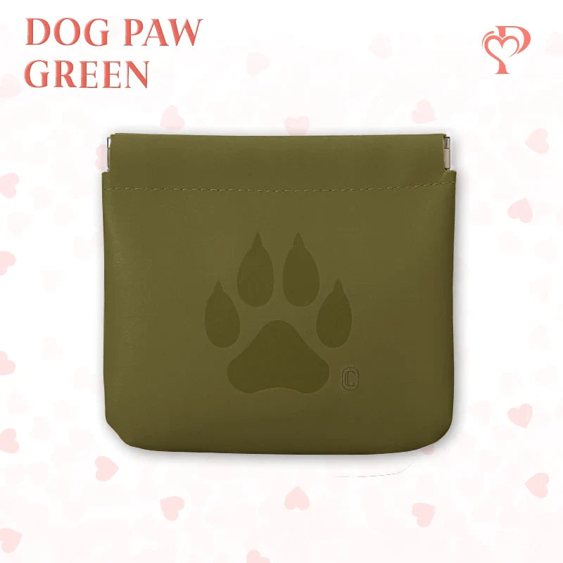 Pouchic - Personalized Snap Closure Leather Organizer Pouch